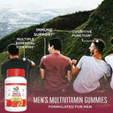 Papaya Orange Men's Multivitamin Gummies, Vegan, Sugar Free