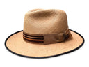 Royal - Panama Straw Fedora: Camel / Small 22/22.5