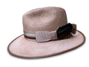 Royal - Panama Straw Fedora: Camel / Medium 22.5/23