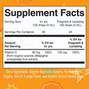 Organic Orange Vanilla Vitamin C Liquid Drop| Vegan, Non GMO