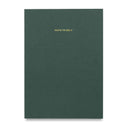 Green Note To Self Journal: Green