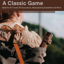 Travel Backgammon Roll-up Portable Leather Suede Game Set: Mocha