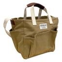 Steele Utility Tote: Waxed Brown Canvas