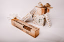 Travel Backgammon Roll-up Portable Leather Suede Game Set: Mocha