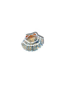 Hand-painted Seashell Claw Hair Clip | Eco-Friendly: Golden Sand