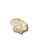 Hand-painted Seashell Claw Hair Clip | Eco-Friendly: Blue Mosaic