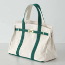 The Weekender Distressed Tote: Green