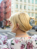 Hand-painted Seashell Claw Hair Clip | Eco-Friendly: Golden Sand