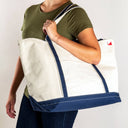 ShoreBags Classic Tote Large Private Label Customizable: Gray