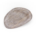 GREY TRAVERTINE ORGANIC SHAPED PLATTER - GREY