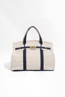 Handmade Boatkin Premium Cotton Canvas Bag: Midnight Navy