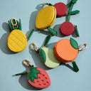 Refined Avocado Leather Keychain Pouch: GR / ONE