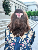 Hand-painted Swallowtail Butterfly Claw Hair Clip: Baby Blue - Limited Edition