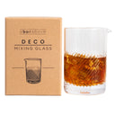 Cocktail Mixing Glass, Deco Print
