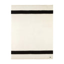 The Siempre Recycled Blanket Ivory with Black Stripe