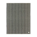 Stills Heirloom Blanket Black Ivory Stripe