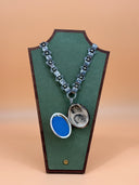 House of Lavande Victorian Sterling Silver Engraved Locket Necklace with Photo
