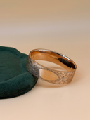 House of Lavande Unsigned Gold Filled Bangle with Flat Edges