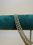 House of Lavande 1940s Beaded Gold Necklace - Unsigned