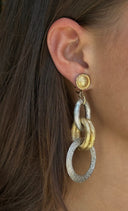 House of Lavande 1960s Castlecliff Silver Earrings