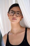 Havana Blue Light Readers Reading Glasses Eyeglasses: Milky Tortoise / +1.5