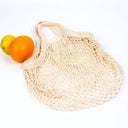 Reusable Cotton Mesh Bag - Beige