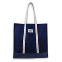 Market Tote: Navy Canvas / Navy Steeletex