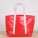 Big Sur Splash Tote: Orange / 22"W x 14"H x 8" D