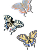 Hand-painted Swallowtail Butterfly Claw Hair Clip: Baby Blue - Limited Edition