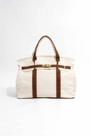 Handmade Boatkin Premium Cotton Canvas Bag: Midnight Navy