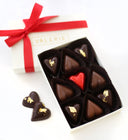 9pc Valentine’s Day Heart-Shaped Truffle Box