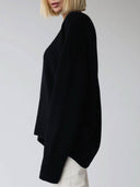 Candyfloss Oversized Pullover Sweater: White / One-size
