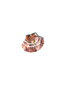 Hand-painted Seashell Claw Hair Clip | Eco-Friendly: Blue Mosaic