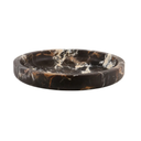 Black & Gold Marble Honed Finish Dish Bowl